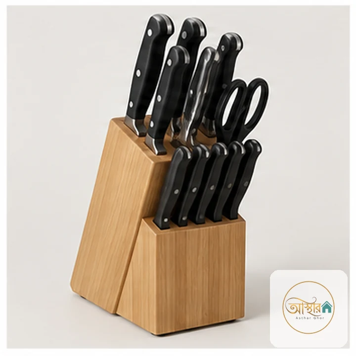 Kitchen Knife Block Set
